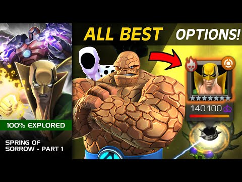 How to EASILY defeat IRON FIST (All Objectives) Spring of Sorrow! - Marvel Contest of Champions