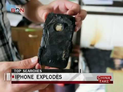 Exploding Chinese Phone iPhone explodes - China Take - July 16,2013 - BONTV China - YouTube