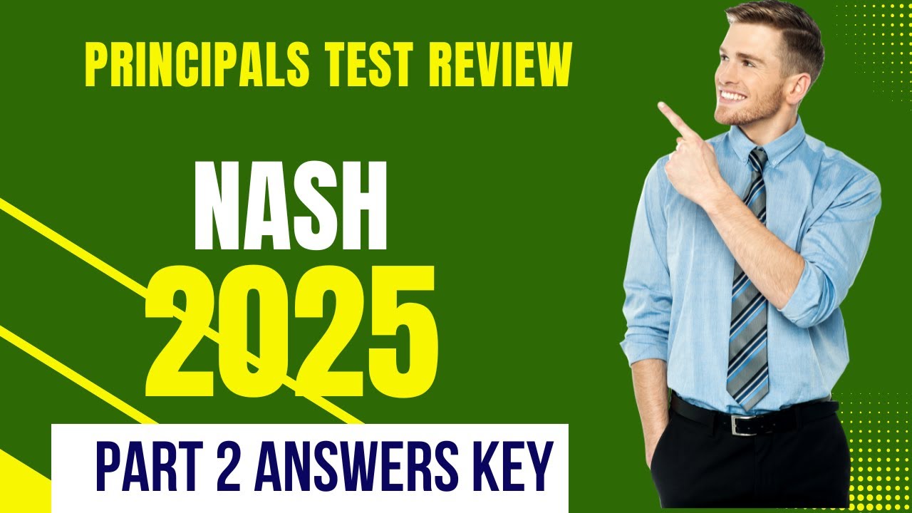 Boost Your Confidence with These  Review Questions (NASH Review) Part 2 ANSWERS KEY 