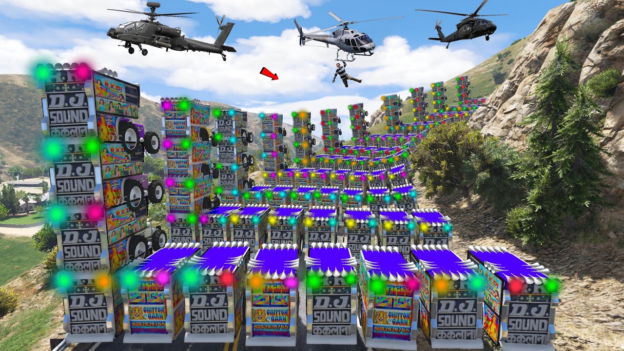 GTA-5 दुनिया का सबसे बड़ा डीजे 😱😲🤑 शोरूम चोरी कर लिया || The world's biggest DJ stole the Showroom