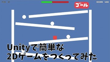 2Dアクションゲームをつくってみた　#Unity #2d