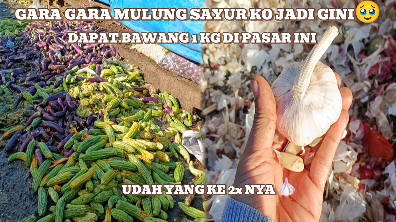 Dapat bawang 1 kg dipasar ini udah yang ke 2x‼️#mariles #mulung #vidio #berkah 