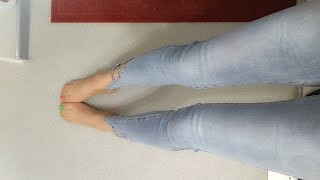 Примерка джинс и обуви / Trying jeans and shoes