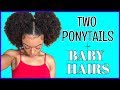 TWO PUFFS NATURAL HAIR TUTORIAL (2018)