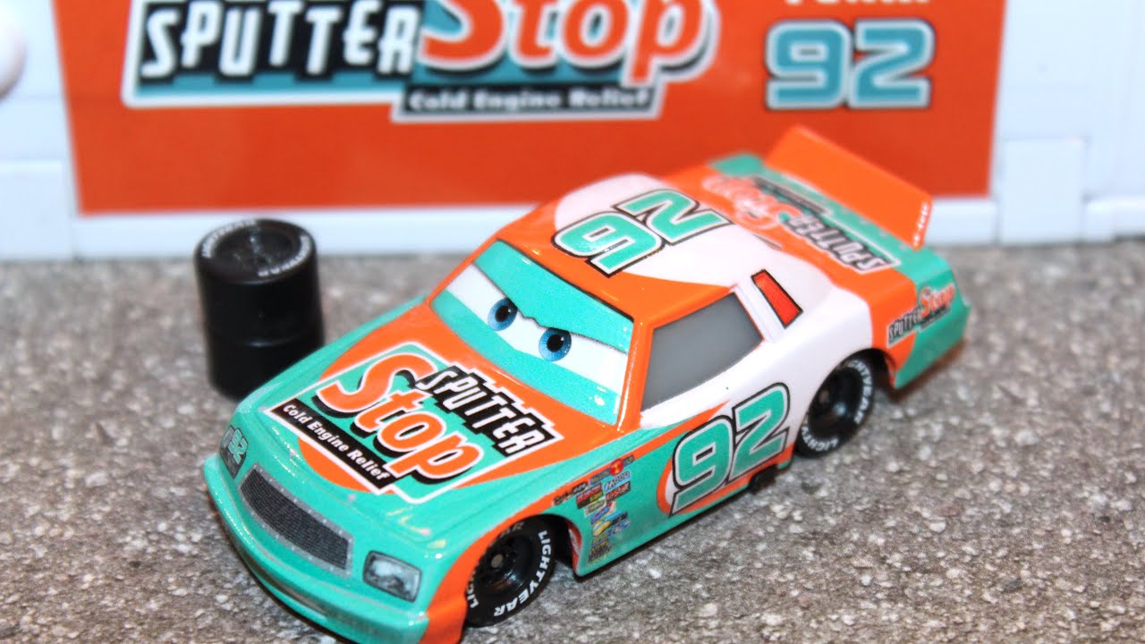 Mattel Disney Cars Murray Clutchburn Sputter Stop #92 Piston Cup Racer ...