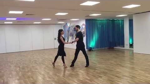 How to dance Progressive Locks in CHA CHA - Improvers