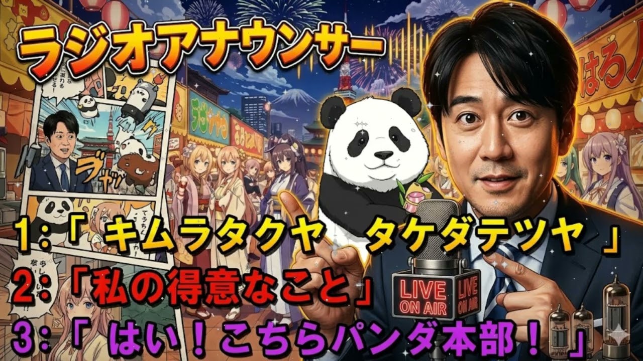 🤣【神回】安住紳一郎が語る「木村拓哉と武田鉄矢」の衝撃。一度聴いたら忘れられない伝説のトーク【日曜天国】