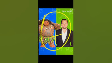 Leonardo DiCaprio turned into Maui from Moana #leonardodicaprio #maui #moana #fanart #shorts
