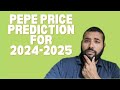 Pepe price prediction for the 202425 bull run