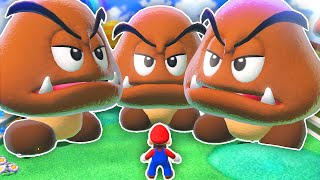 Mario vs 15 GIANT GOOMBAS in Super Mario 3D World! (Challenge) screenshot 4