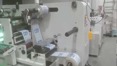 Flexo Printing and Semi-rotary Die Cutting Machine