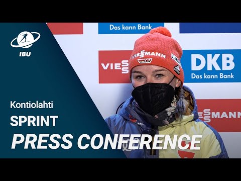 World Cup 21/22 Kontiolahti: Women Sprint Press Conference