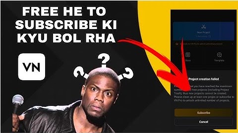 HOW TO SOLVE SUBSCRIBE PROBLEM IN VN APP|| VN VIDEO EDITER APP ME SUBSCRIBE PROBLEM SOLVE KESE KRE ?