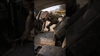 Alien Attack Forces Man to Hide in Bunker Car… But Two Girls Are Already Inside 😱👽 #viral #short
