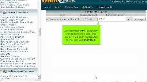 How to change an account