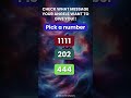 Choose Your Pile & Receive Your Angel Message 🔮 111, 202, 444 #shortfeed #shorts #angel #tarot