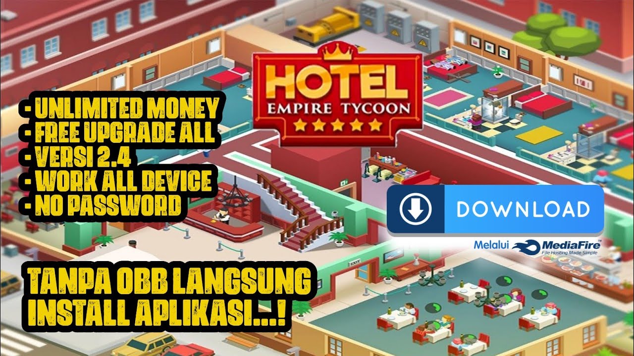 TERBARU! DOWNLOAD GAME IDLE HOTEL EMPIRE TYCOON APK + MOD