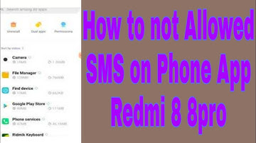 How to not Allowed SMS on Phone App Redmi 8 8pro