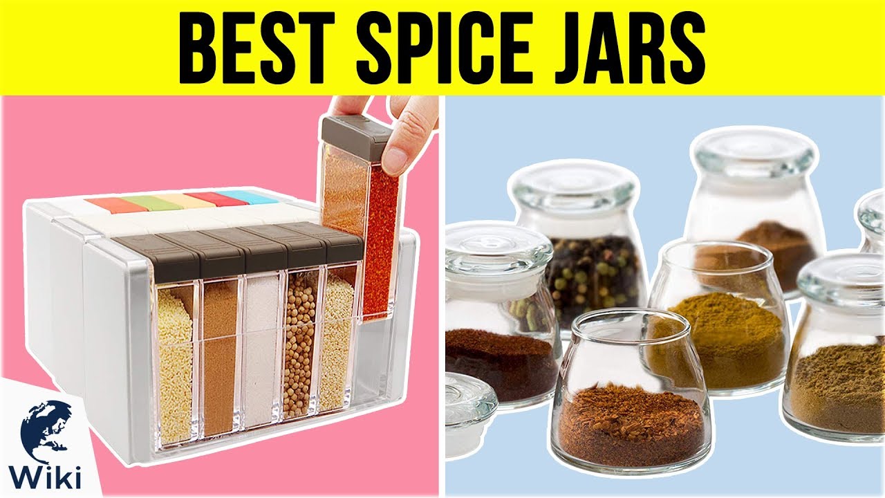 Glass Spice Jars Set of 20 - 3.2oz (95ml) Mini Spice Jar with