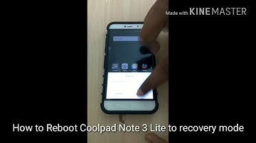 How to reboot coolpad note 3 lite to recovery mode
