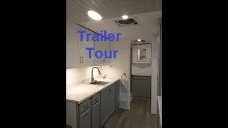 Cargo Trailer Conversions - Walk Around and Tour of Cargo Trailer Conversion
