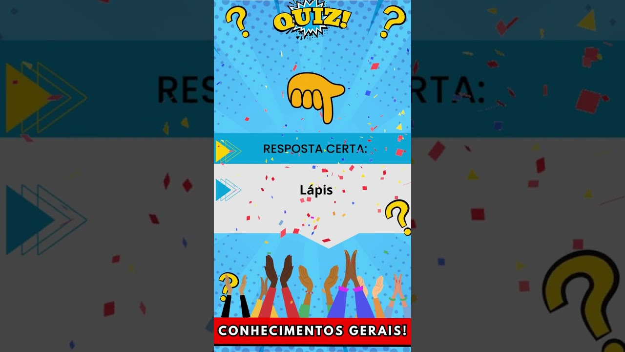 QUIZ CONHECIMENTOS GERAIS I PERGUNTAS E RESPOSTAS I PARTE 8 