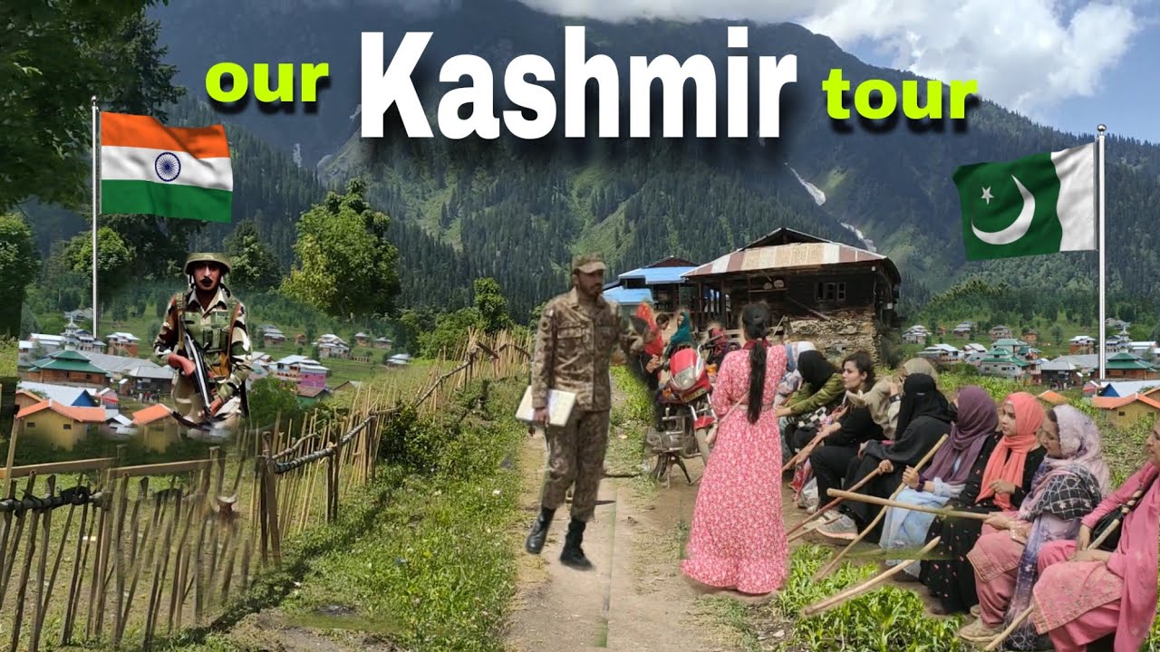 Kashmir Heaven on Earth  our Kashmir vlog   Pakistan India zero line Last Village in Kashmir