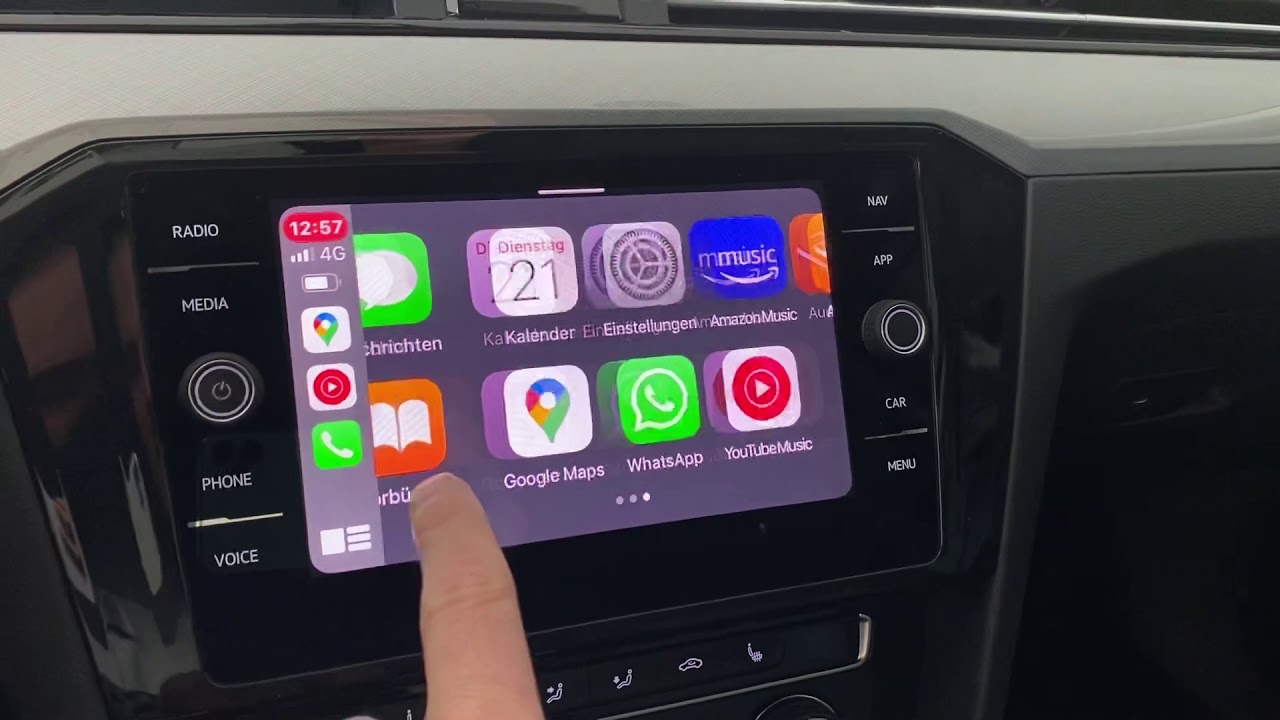 WIRELESS APP CONNECT / APPLE CARPLAY IM VW 