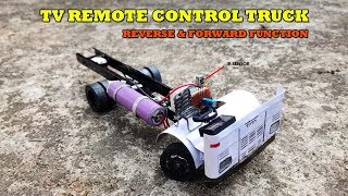 How To Make A RC Truck At Home |  Tv Remote Control Truck | TATA Cawl Chassis