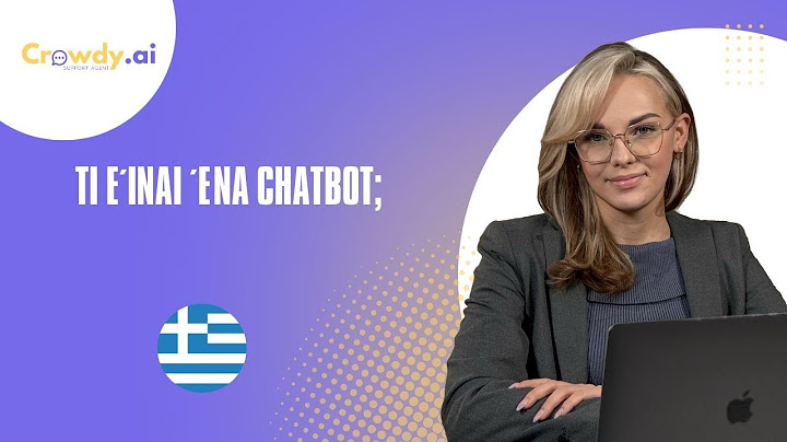 Τι είναι ένα chatbot - https://crowdy.ai/el/