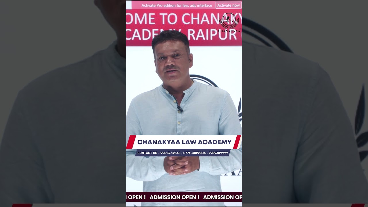 CHHATTISGARH CIVIL JUDGE 2024 LAW + CHHATTISGARH GK || Chanakya Law Academy || Admission Open