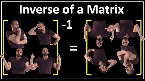 What is the Inverse of a Matrix ??? : Data Science Basics
