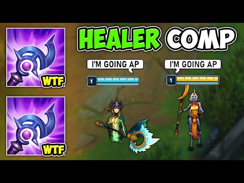 We played the two BEST Healers in the game... but we go full AP and destroy everyone
