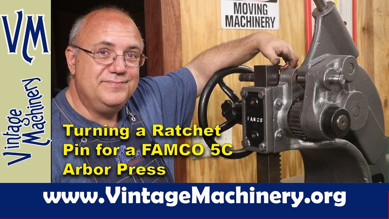 Arbor Press, Ratchet, Famco 3R w/ Heavy Cast Legs, Item # N514803