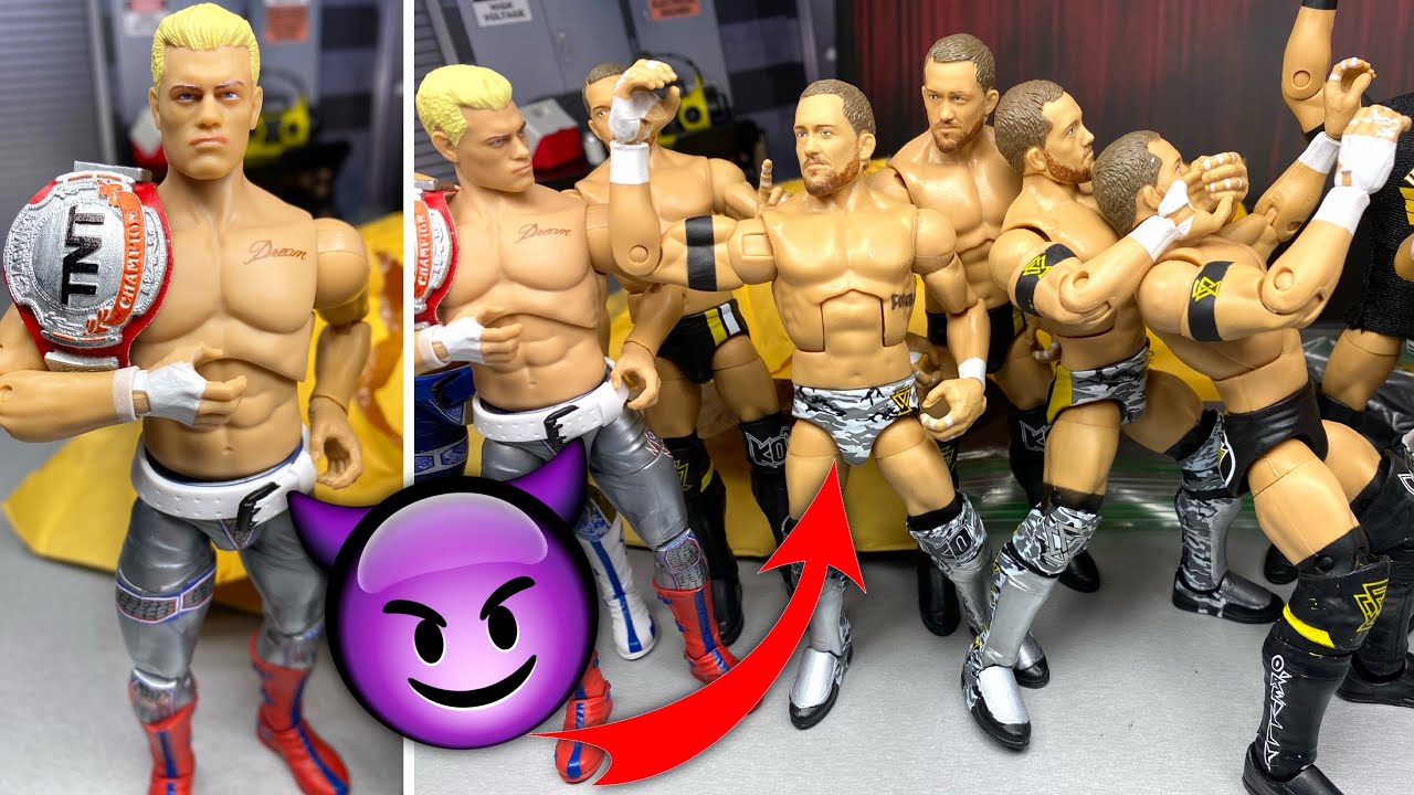 Details about   all elite wrestling ring from jazzwares with exclusive cody figure sealed UK 