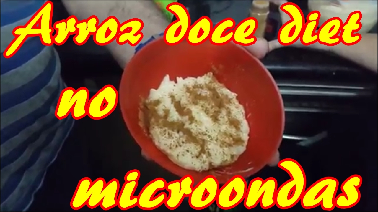 ARROZ DOCE DIET NO MICROONDAS