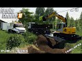 Cleaning pipe in the creak | Public Work on Geiselsberg | Farming Simulator 19 | Episode 11