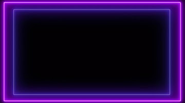Frame animated free, Neon Light Frame no copyright, animated border, glowing frame, frame video 59