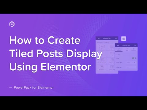 How to Add a Tiled Posts Display on Your Website Using Elementor | PowerPack Elements Addon