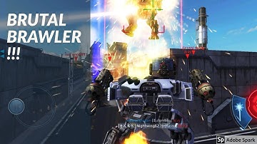 War Robots [WR] Gameplay - Lancelot on Power plant map - Ancilot - DB Griffin - Galahad