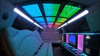 Pixel LED Ceiling in a Limousine