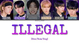 Illegal By RAREHOUSE (Colour Coded Lyrics) [Han/Rom/Eng] Resimi