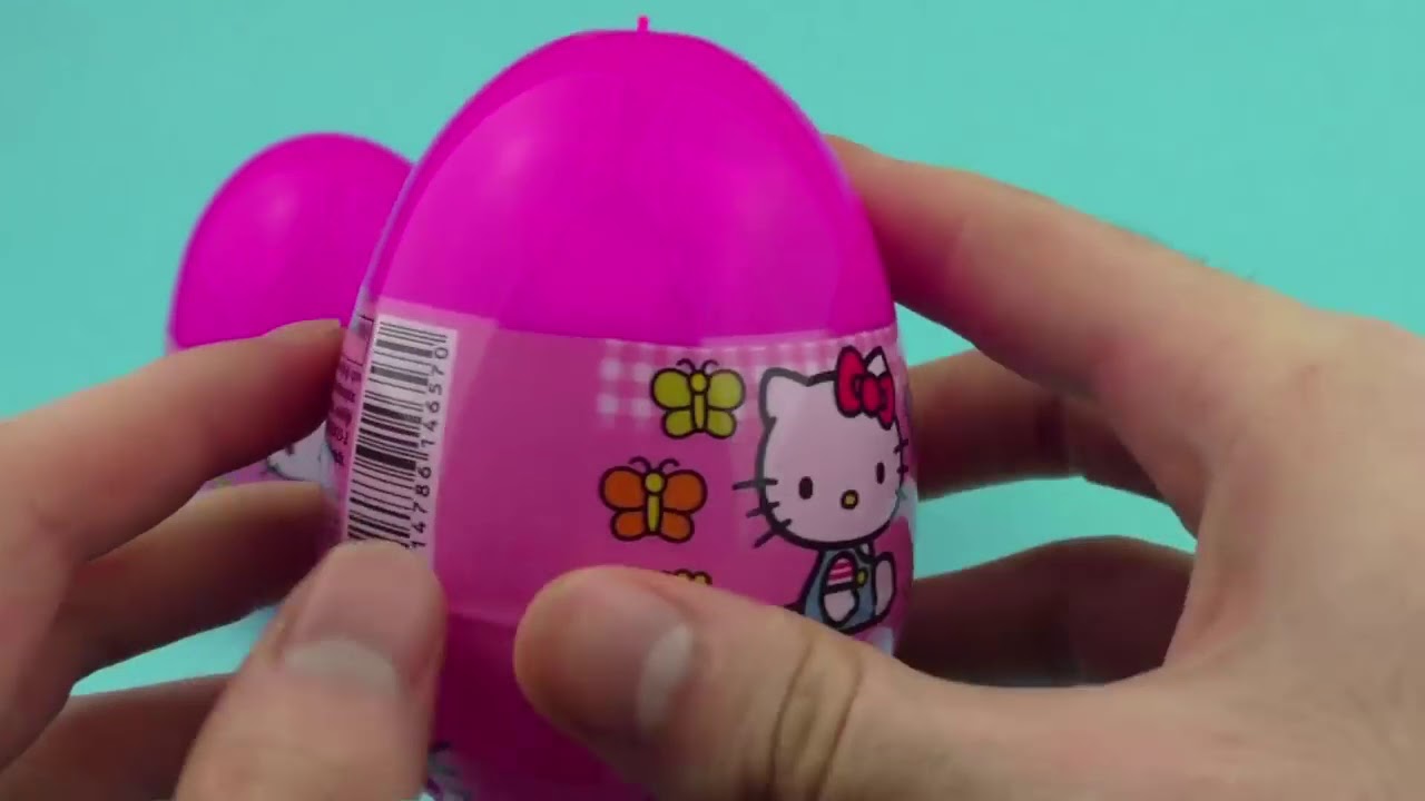 Hello Kitty Surprise Eggs Opening - Hello Kitty Surprise Eggs Toys