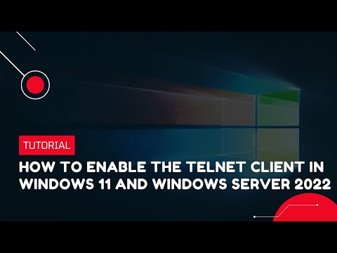 How to Enable the Telnet Client in Windows 11 and Windows Server 2022 | VPS Tutorial