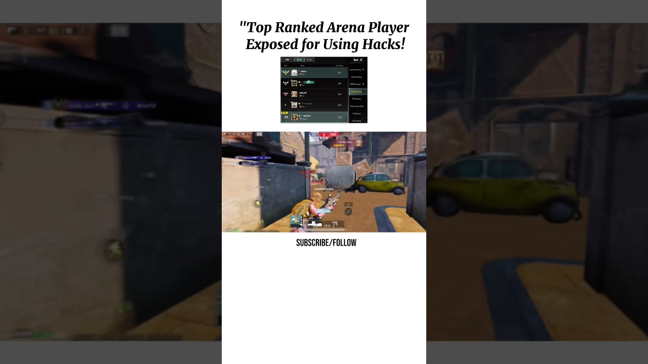"Top-Ranked Arena Player Exposed Using Hacks for Leaderboard Domination!"