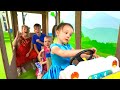 Lima Anak | Roda Di Bus Berputar | Lagu Anak Anak Bahasa Indonesia