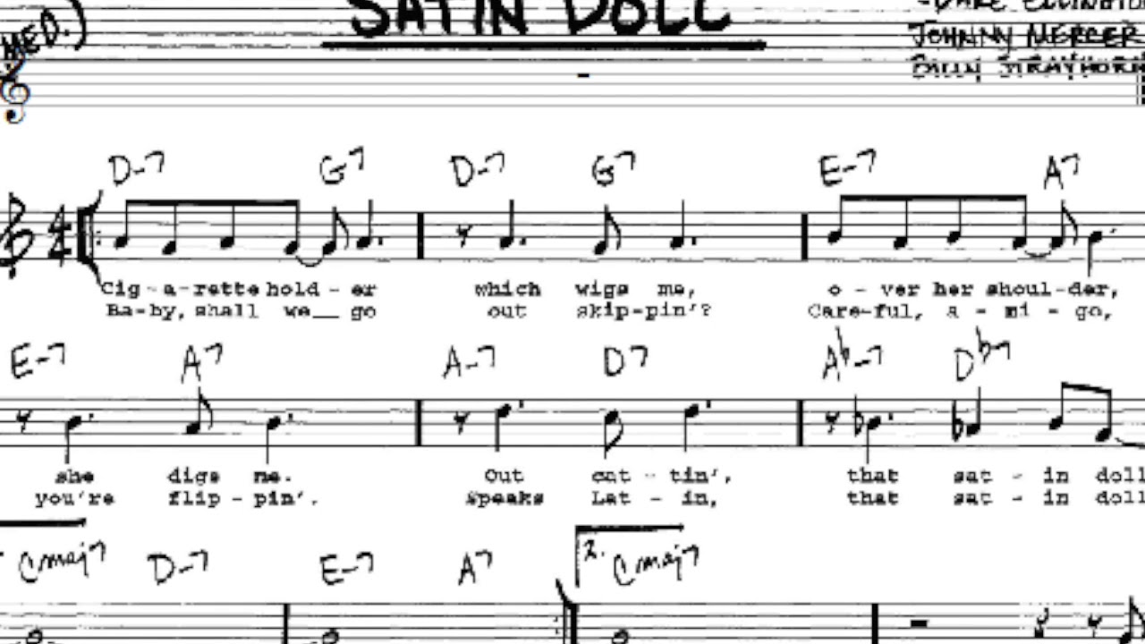 Satin Doll, bass YouTube