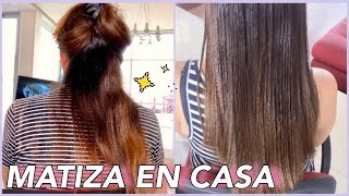 Como matizar el cabello SIN MALTRATARLO✨ | Matiza tú cabello muy fácil y económico!!