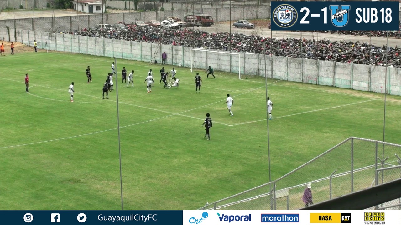 GUAYAQUIL CITY VS CATOLICA SUB 18 07-10-2017 - YouTube