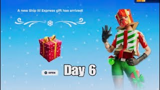 ON THE SIXTH DAY OF CHRISTMAS FORTNITE GAVE TO ME